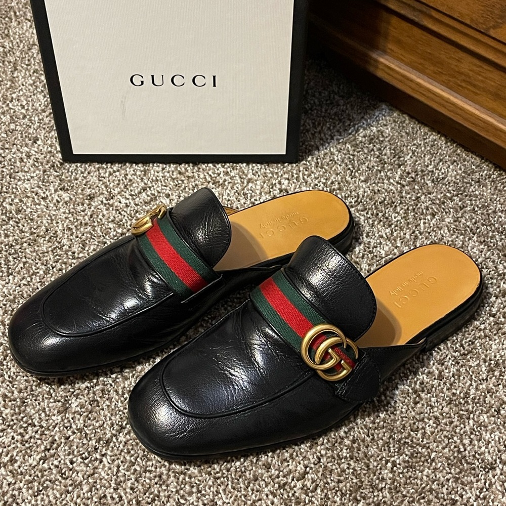 Gucci Men Mule with GG LOGO